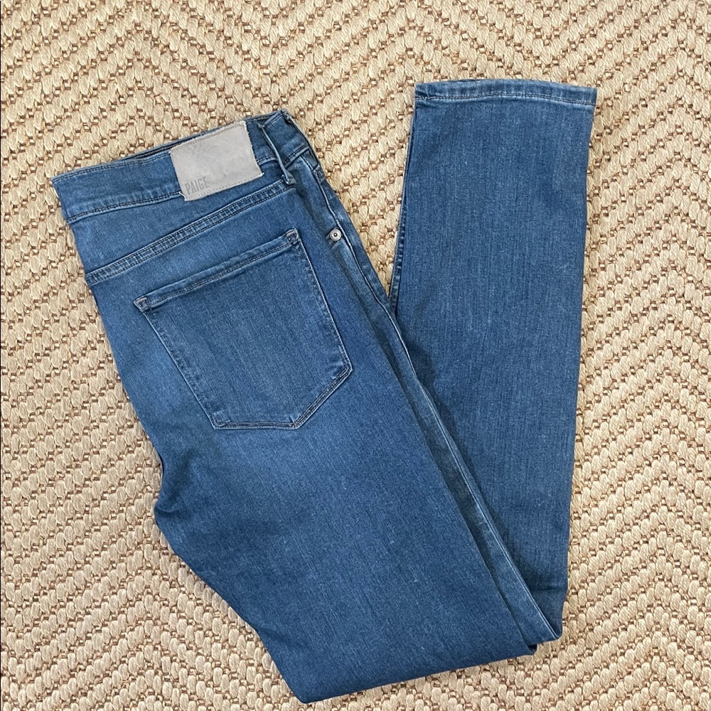 PAIGE - Croft Skinny Fit Denim Jeans - Blue - 34